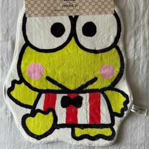 Keroppi hello kitty Sanrio forever 21 bath mat rug new with tags